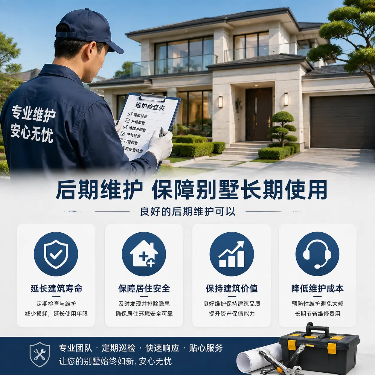 别墅建造公司推荐： 观山湖 施工质量的关键要素