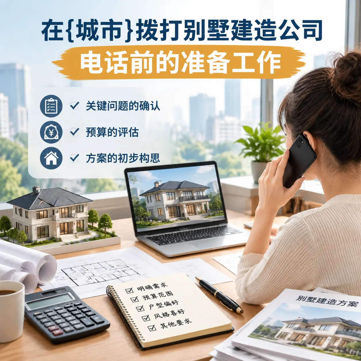在观山湖拨打别墅建造公司电话前的准备工作