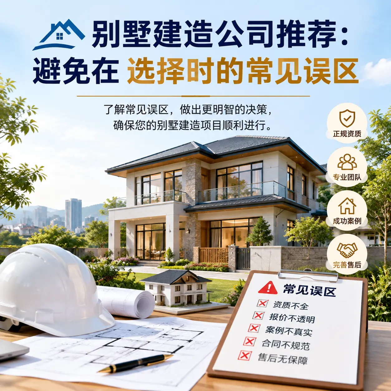 别墅建造公司推荐：避免在 观山湖 选择时的常见误区