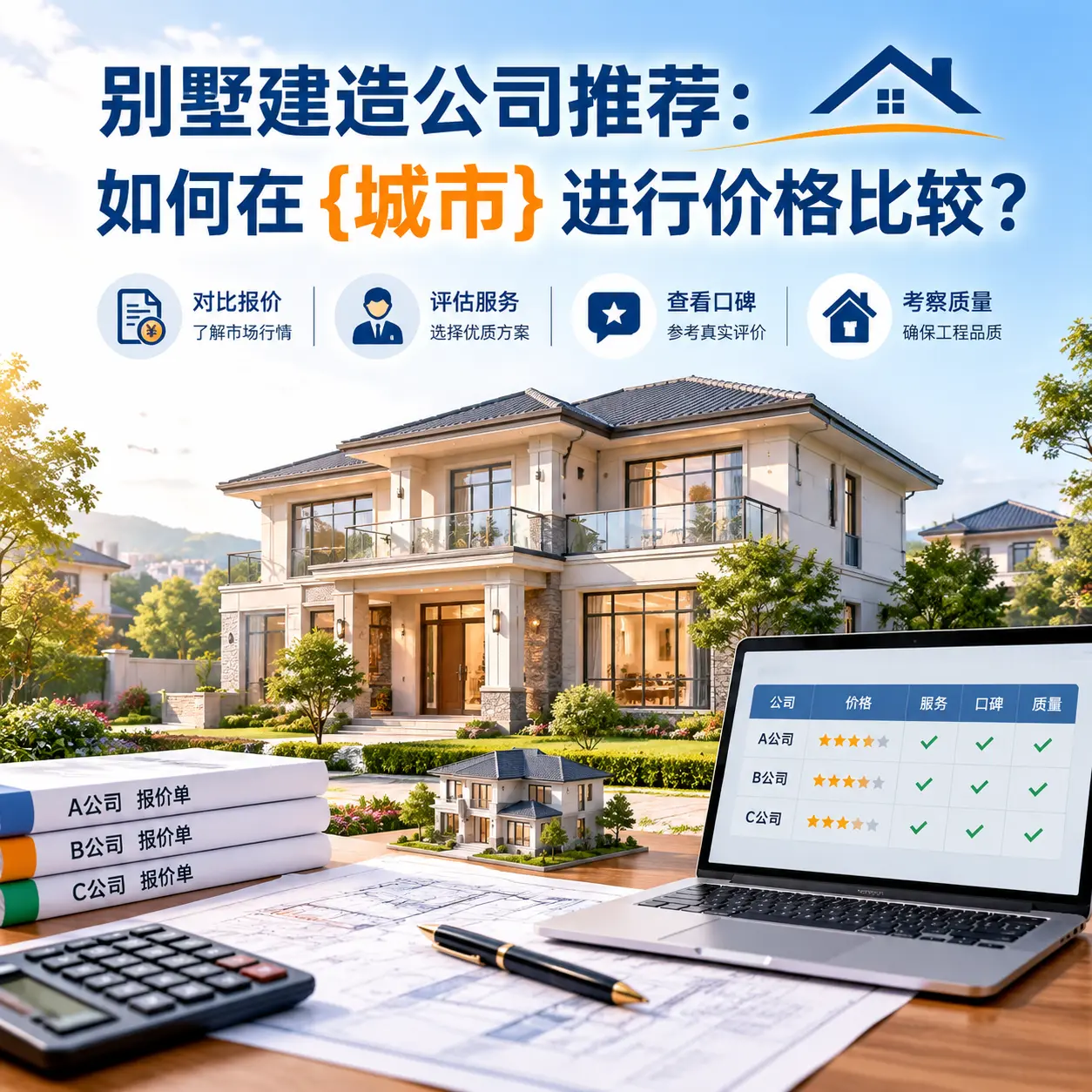 别墅建造公司推荐：如何在 观山湖 进行价格比较？