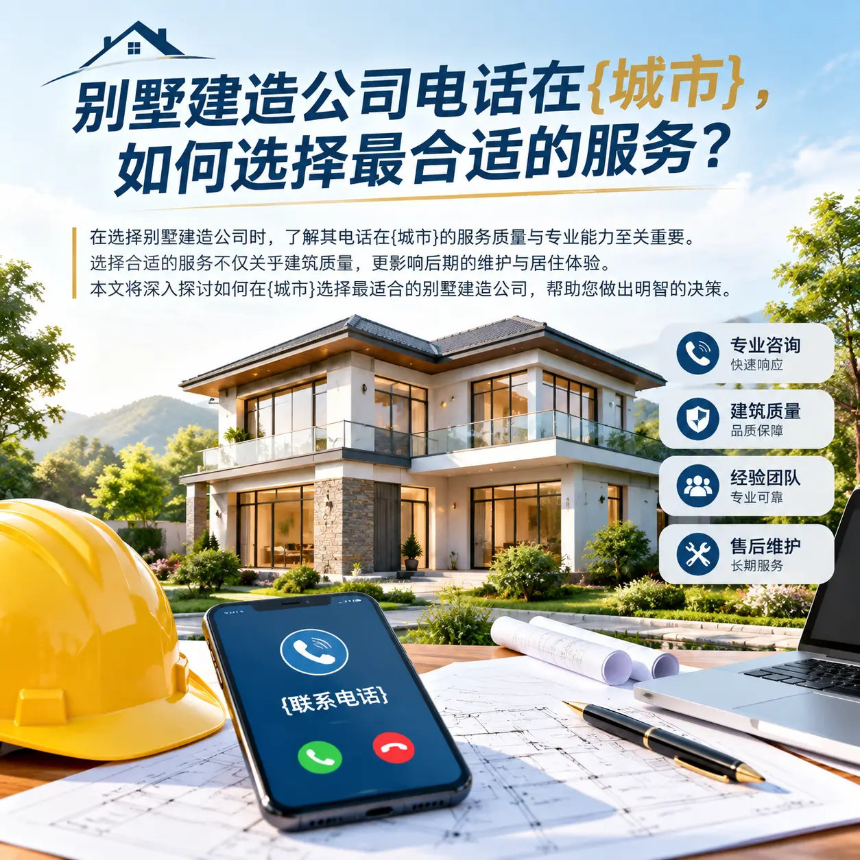 别墅建造公司电话在观山湖，如何选择最合适的服务？