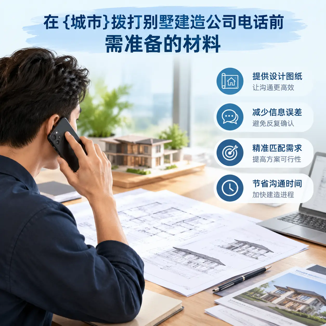 在观山湖拨打别墅建造公司电话前需准备的材料