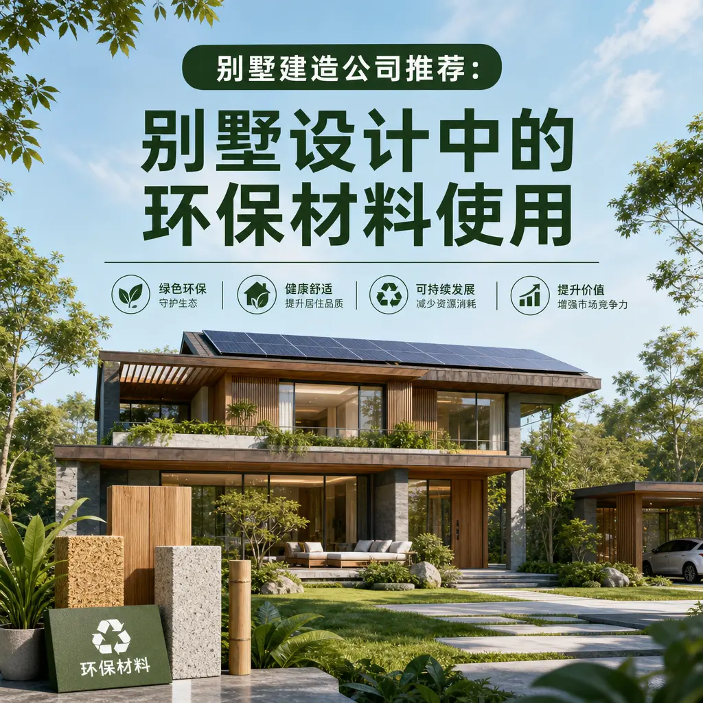 别墅建造公司推荐： 观山湖 别墅设计中的环保材料使用