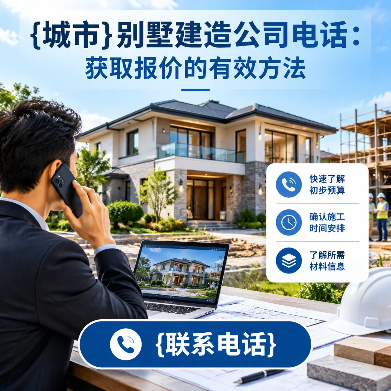 观山湖别墅建造公司电话：获取报价的有效方法